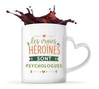 Tasse avec Poignée en Forme de Cœur Vraies Héroines Psychologues Mug