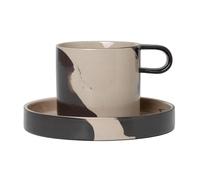 Tasse avec soucoupe Inlay H 7,3cm x Ø 13,7cm
