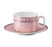 Tasse avec soucoupe Signum, Porcelaine, Rose OS