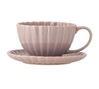 Bloomingville Tasse Latina 22 vec soucoupe Rose