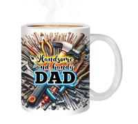Tasse Best Dad Ever - Verres à café en céramique, tasse à thé colorée, poignée ergonomique confortable | Solution cadeau significative pour la fête des pères, pour le lait, le jus de cacao, la maison,