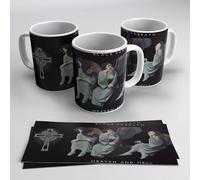 Tasse Black Sabbath Heaven and Hell - Réveillez vos matins avec style rockeur | Céramique 350 ml (Merch Black Sabbath)