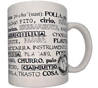 Tasse Blanche avec Synonymes de Pénis 370 Ml