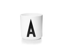 - Tasse blanche Design Letters - Blanc - A