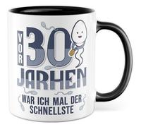 Tasse cadeau d'anniversaire Il y a 30 ans, j'étais le plus rapide, tasse à café 30 ans homme humour collègue ami, idée cadeau travail bureau tasse à café