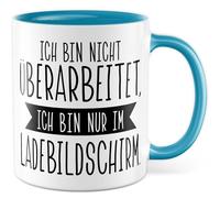 Tasse Cadeau de Travail Je ne suis pas retravaillé, je suis juste dans l'écran de chargement., Tasse à café Work Workloading Coffee Bureau Collègues, Idée Cadeau Sarcasme Meme Drôle Tasse à café