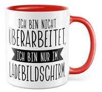 Tasse Cadeau de Travail Je ne suis pas retravaillé, je suis juste dans l'écran de chargement., Tasse à café Work Workloading Coffee Bureau Collègues, Idée Cadeau Sarcasme Meme Drôle Tasse à café