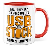 Tasse Cadeau Informatique La Vie est trop courte pour retirer le bâton en toute sécurité, tasse à café sarcasme humour drôle, idée cadeau travail café tasse collègue ami père tasse à café