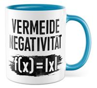 Tasse Cadeau Mathématiques Éviter la négativité f(X) = |x|, Tasse à café Mathématiques Formule Équation Positive Science Naturelle, Idée Cadeau Jeu de Mots Sarcasme Humour Slogan Drôle Tasse à café