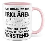 Tasse cadeau mathématiques Je peux vous l'expliquer, mais je ne peux pas le comprendre pour vous, tasse à café physique enseignant école tutorat humour sarcasme idée cadeau collègue ami bureau tasse à