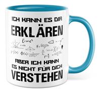 Tasse cadeau mathématiques Je peux vous l'expliquer, mais je ne peux pas le comprendre pour vous, tasse à café physique enseignant école tutorat humour sarcasme idée cadeau collègue ami bureau tasse à