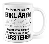 Tasse cadeau mathématiques Je peux vous l'expliquer, mais je ne peux pas le comprendre pour vous, tasse à café physique enseignant école tutorat humour sarcasme idée cadeau collègue ami bureau tasse à