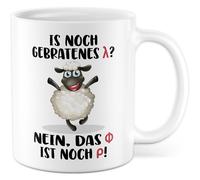 Tasse cadeau pour enseignant avec inscription en allemand « Mit mir muss man rechnen » - Tasse à café 330 ml en céramique - Maths, humour, enseignante, collègue de travail