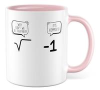 Tasse cadeau pour enseignant avec inscription en allemand « Why can't we be together - it's complex » - 330 ml - En céramique - Pour professeur, humour, professeur, collègue de travail