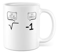 Tasse cadeau pour enseignant avec inscription en allemand « Why can't we be together - it's complex » - 330 ml - En céramique - Pour professeur, humour, professeur, collègue de travail
