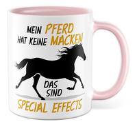 Tasse cadeau pour les amateurs de chevaux - Mon cheval n'a pas de bizarreries - Ce sont des effets spéciaux, idée de cadeau pour cavalier, amateur de chevaux, anniversaire, cavalier, porte-cheval