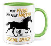 Tasse cadeau pour les amateurs de chevaux - Mon cheval n'a pas de bizarreries - Ce sont des effets spéciaux, idée de cadeau pour cavalier, amateur de chevaux, anniversaire, cavalier, porte-cheval