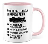 Tasse cadeau pour modélisme, règles de modélisme dans mon royaume, idée cadeau, modélisme, tasse à café, artisanat, modélisme, modélisme, tasse humoristique