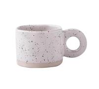 Tasse Cadeau Splash Ink Mug 275ML Haute Apparence Irrégulière Tasse en Céramique Faire du Thé Bureau Maison Tasse à Café Trou Rond Poignée Tasse à Eau Voyage Tasse à Café avec Poignée(02)