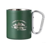 Tasse Camping 350ml Ultra-Légère 136g avec Mousqueton