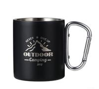 Tasse Camping 350ml Ultra-Légère 136g avec Mousqueton