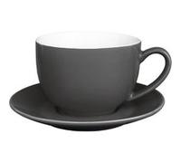 Olympia Cafe Lot de 12 tasses à café cappuccino en grès 340 ml (lot de 12), résistantes aux éclats, passent au lave-vaisselle, passent au micro-ondes, soucoupes vendues séparément (GL049), GK078