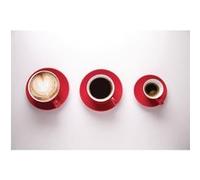 Olympia Lot de 12 tassesà cappuccino en porcelaine Rouge 340 ml