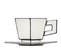 Tasse Capuucino Blanc/Noir Carte Blanche Serax - SERAX B0125002 008