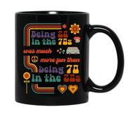 Tasse Céramique Avoir 20 Ans Dans Les Années 70 Était Bien Plus Amusant Qu'Avoir 70 Ans Dans Les Années 20. Humour Mug À Café En Céramique Minimaliste Tasses De Café Pour Fête Latte Eau