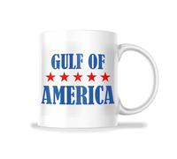Tasse Céramique Boissons Gulf Of America Patriotic Five Stars Pride American Gulf Décoratifs Mug À Café En Céramique Humour Tasses À Café Pour Eau Bureau Frère
