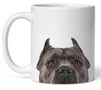 Tasse Céramique Cane Corso Gris-Brun Assis, Le Visage Penché Idée Tasses À Café En Céramique Moderne Mugs Café Pour Boissons Frère Collègue