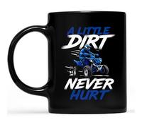 Tasse Céramique Ein Bisschen Dreck Hat Noch Nie Geschadet - Lustiges Atv-Quad Rétro Mug À Café En Céramique Avec Poignée Tasses À Café Pour Homme Fête Maison