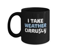 Tasse Céramique Je Prends La Météo Cirrusly Météorologie Minimaliste Tasses À Café En Céramique Décoratifs Mugs À Café Pour Homme Boissons Bureau