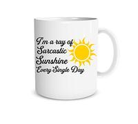 Tasse Céramique Je Suis Un Rayon De Soleil Sarcastique Tous Les Jours Moderne Mug Thé Minimaliste Mugs À Café Pour Fête Femme Ami