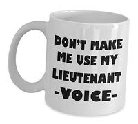 Tasse Céramique Lieutenant, Lieutenant, Police Militaire, Armée, Pompier, Armé Moderne Mug Thé Idée Coffee Mugs Pour Collègue Bureau Femme