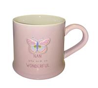 Tasse Céramique Love Life Nan Motif Papillon En Relief 290ml