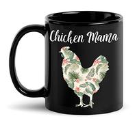 Tasse Céramique Maman Poule Fleurie, La Folle Des Poules Minimaliste Tasses À Café En Céramique Idée Mugs Café Pour Maison Latte Femme