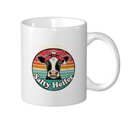 Tasse Céramique Ne Sois Pas Une Génisse Aigrie Avec Poignée Mug Thé Idée Mugs À Café Pour Eau Femme Bureau