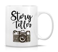 Tasse Céramique Photographe Conteur D'Histoires, Photographie De Mariage Porcelaine Mug À Café En Céramique Moderne Mugs Café Pour Fête Boissons Maison