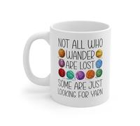 Tasse Céramique Tous Ceux Qui Errent Ne Sont Pas Perdus ; Certains Cherchent Simplement De La Laine Intéressante. Minimaliste Mug Moderne Coffee Mugs Pour Lait Partenaire Homme