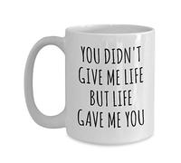 Tasse Céramique Tu Ne M'As Pas Donné La Vie, Mais La Vie M'A Donné L'Adoption. Moderne Mug À Café En Céramique Idée Mugs À Café Pour Ami Maison Bureau