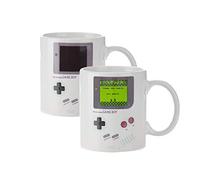 Tasse Changeante de Chaleur Gameboy - Cadeau Officiel pour Gamers, Nerds, Fans de Nintendo Mario, Hommes, & Enthousiastes Rétro des Années 90, 290ml (10 fl oz), Noir