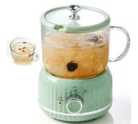 Tasse Chauffante Électrique Intelligente pour Le Bureau, Pot de santé Multifonctionnel, Mini Tasse de santé silencieuse, Bouilloire, Marmite Électrique Entièrement Automatique,Vert