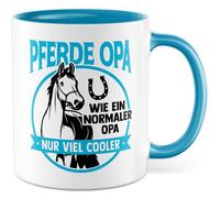 Tasse cheval cadeau chevaux - Comme un grand-père normal, seulement beaucoup plus cool, tasse à café cheval, cour équestre, idée cadeau enfants parents famille tasse à café