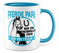 Tasse cheval cadeau chevaux - Comme un papa normal seulement beaucoup plus cool, tasse à café père, cheval, cour équestre, cavalier, idée cadeau enfants parents famille tasse à café