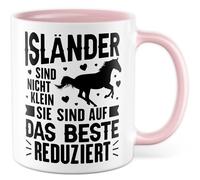 Tasse cheval cadeau islandais ne sont pas petits ils sont réduits au meilleur, tasse à café chevaux cavalier islandaise race humour bureau équipe, idée cadeau petite amie femme dicton drôle tasse à