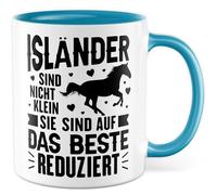 Tasse cheval cadeau islandais ne sont pas petits ils sont réduits au meilleur, tasse à café chevaux cavalier islandaise race humour bureau équipe, idée cadeau petite amie femme dicton drôle tasse à