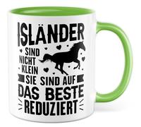 Tasse cheval cadeau islandais ne sont pas petits ils sont réduits au meilleur, tasse à café chevaux cavalier islandaise race humour bureau équipe, idée cadeau petite amie femme dicton drôle tasse à