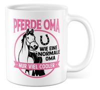 Tasse Cheval Cadeau Maman - Comme une grand-mère normale seulement beaucoup plus cool, tasse à café cour équestre cavalière, idée cadeau enfants parents famille tasse à café