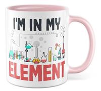 Tasse chimie cadeau I'm in my element, tasse à café tableau périodique chimiste chimiste bureau travail idée cadeau collègue équipe tasse à café